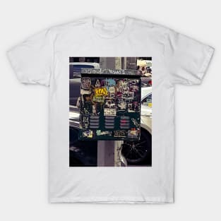 Street Art Stickers Manhattan NYC T-Shirt